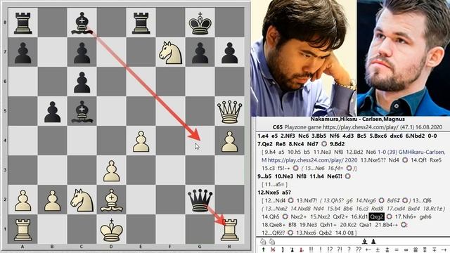 Уже не сенсация! Хикару НАКАМУРА громит КАРЛСЕНА в 22 хода! смотреть онлайн