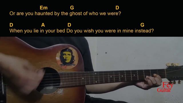 Luke Grimes - Ghost Of Who We Were Guitar Chords cover смотреть онлайн