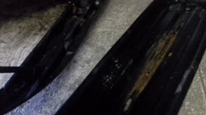 Ремонт подрезов (коньков) снегохода.