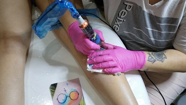 Tattoo Harry Potter Aquarela 2/3 смотреть онлайн