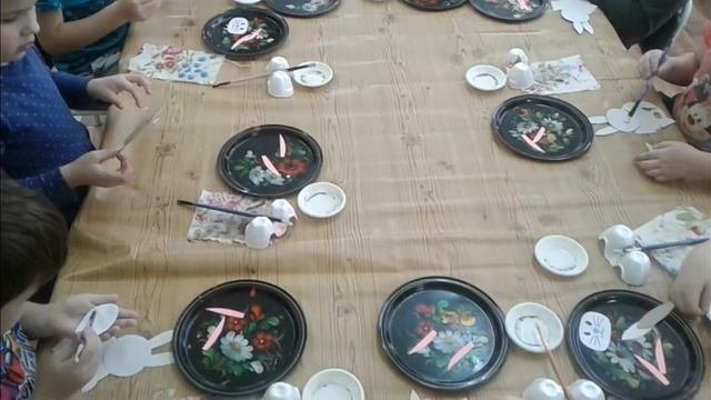 поделка из бумажных кругов Зайчик смотреть онлайн