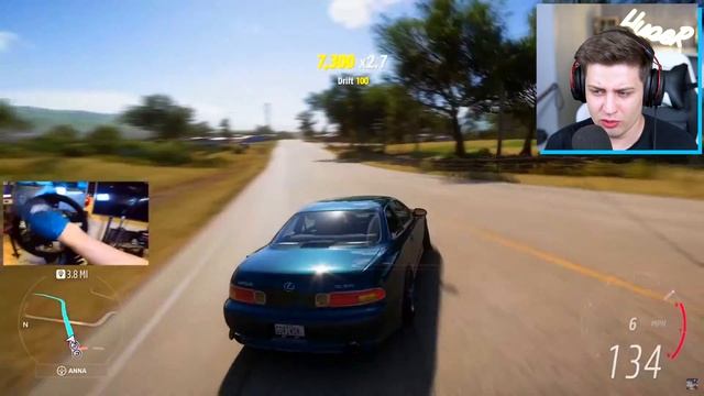 ФОРЗА ХОРАЙЗЕН 5 на РУЛЕ... (Forza Horizon 5 - Реакция на геймплей с рулём) смотреть онлайн