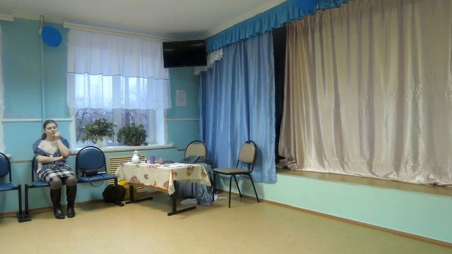 Поздравление в детском доме в Верхнем Любаже (07.01.2014) смотреть онлайн