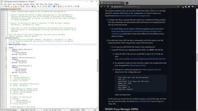 Authelia: Install Guide + NGINX Proxy Manager (Brief) смотреть онлайн