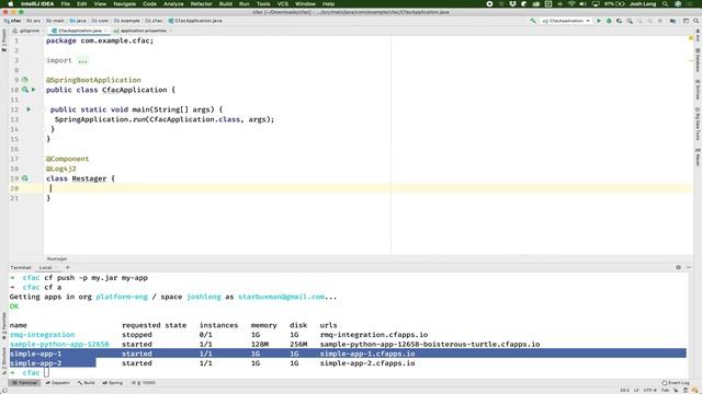 Spring Tips: the Cloud Foundry Client Java autoconfiguration смотреть онлайн