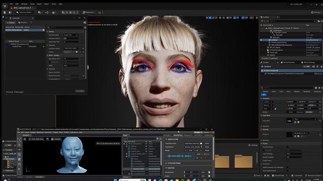 How To Use Animate Metahuman Using Audio2Face Live Link In Unreal Engine5.3. #digitalfashion