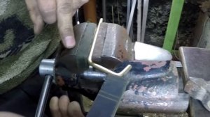 Урок №2.Изготовление пряжки, загибаем латунный пруток.