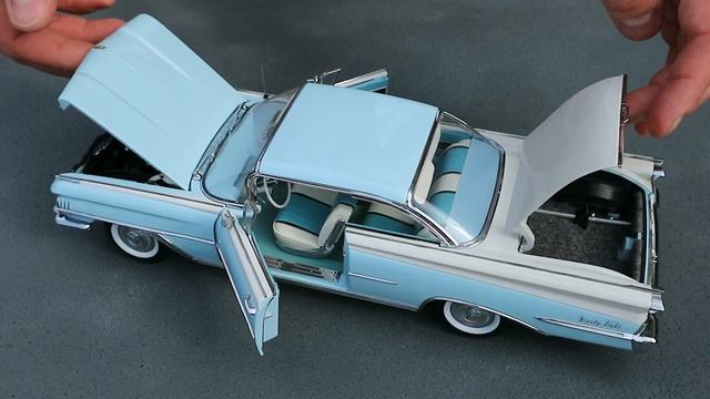 1:18 1959 Oldsmobile "98" Hard top - SunStar Platinum [Unboxing] смотреть онлайн