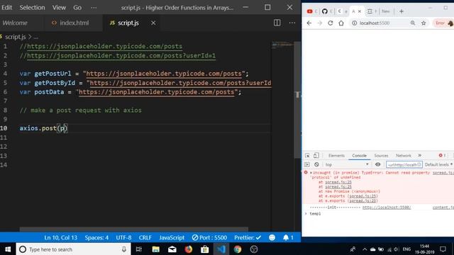How to Make Simple HTTP Requests Using Axios in Javascript смотреть онлайн
