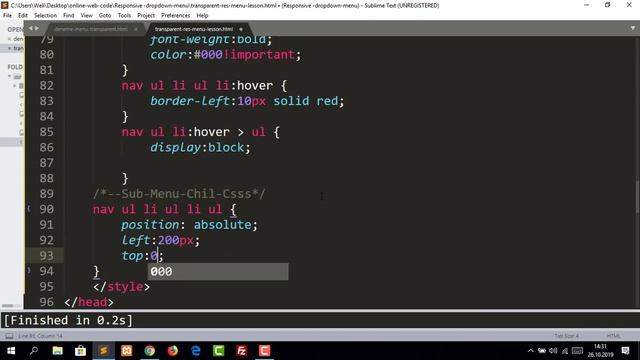 Transparent Responsive Dropdown Navigation Menu Navbar Submenu - css 3 html 5 tutorial смотреть онлайн