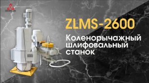 Коленорычажный шлифовально-полировальный станок для камня ZLMS-2600 Zhongzhi