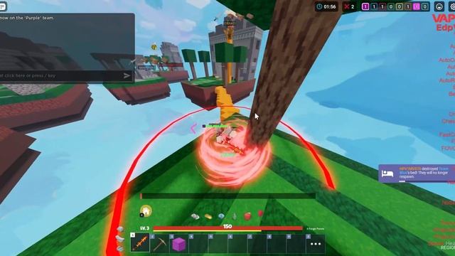 Infernal Saber Instakill/Fast Killaura | Roblox Bedwars смотреть онлайн