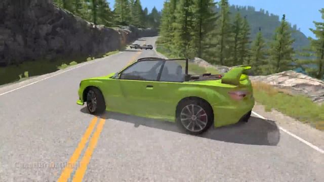 Realistic High Speed Crashes #22 - BeamNG Drive смотреть онлайн