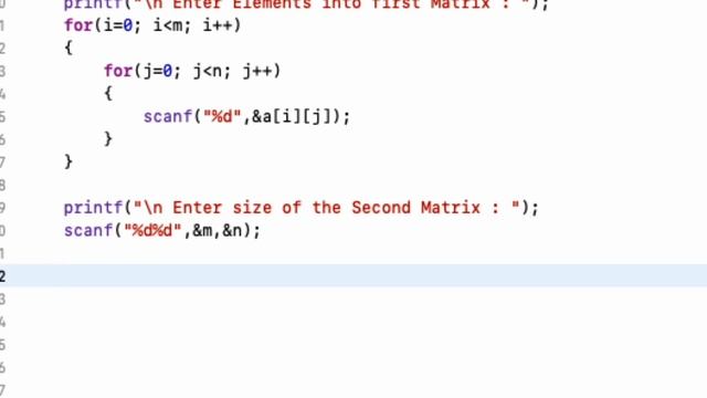 Matrix Program in C Language | Sum of two Matrix in C | Double Dimension in Array in C смотреть онлайн