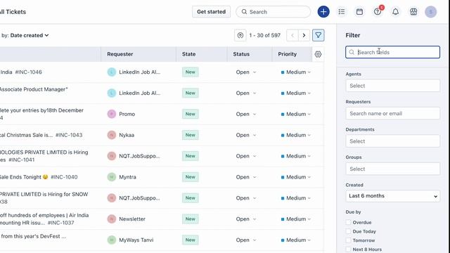 How to set up a Ticket List View based on Custom Fields in Freshservice смотреть онлайн