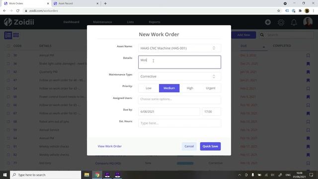 Create a work order in Zoidii | Simple CMMS Software | Maintenance Management Software смотреть онлайн