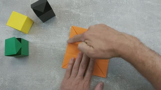 DIY - ? How to make a CUBE from A4 paper with your own hands. DIY origami paper cube смотреть онлайн