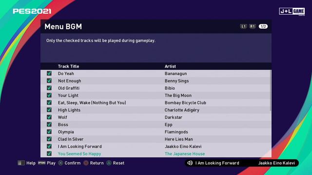 PES 2021 Soundtrack