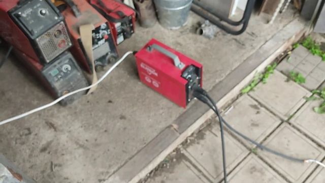 Elitech ис 200м, тест термовыключателя вентилятора.