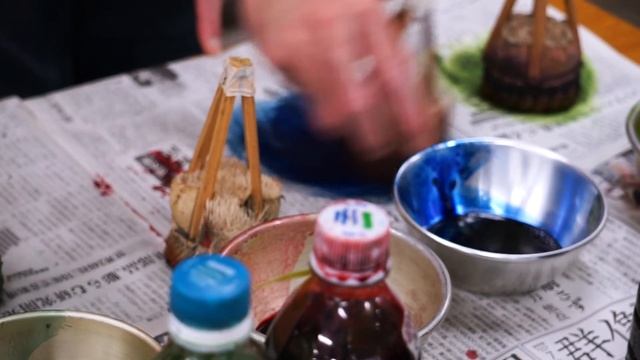 【おちあい二葉苑】型染め更紗体験 смотреть онлайн