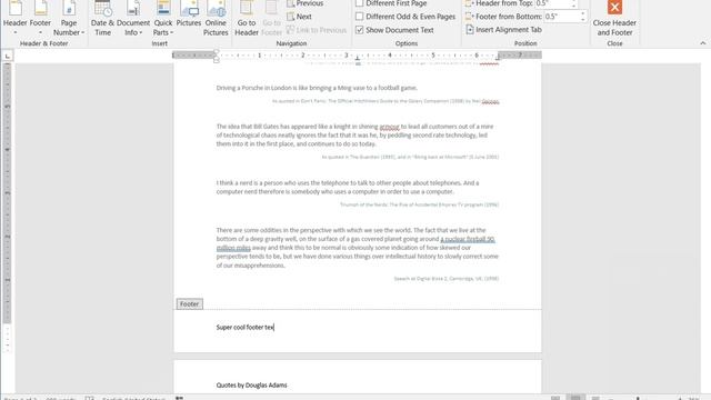 How to make a different First Page using headers and footers смотреть онлайн