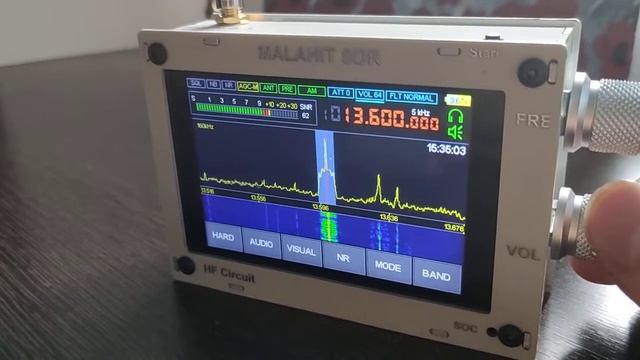 Малахит DSP клон новая версия с доп платой. Malahit Dsp China.