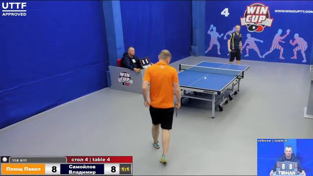 18:00 Плющ Павел 3-2 Самойлов Владимир стол 4 Юг-3 26.05.21 смотреть онлайн