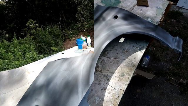 Покраска на транспортировочный грунт.Ниссан Альмера. смотреть онлайн