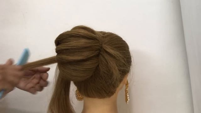 New French Bun Hairstyle With Using Clutcher |   Beautiful Hairstyle | Prom Hairstyles | Hairstyle