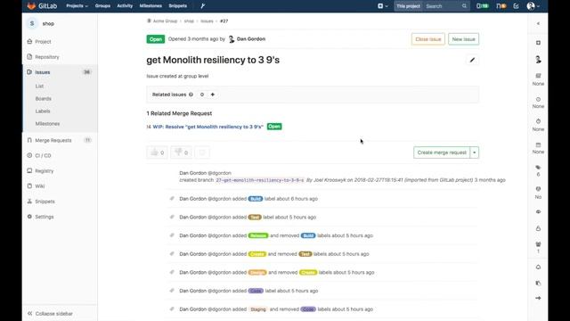 GitLab VSM Demo - Issue Boards for Mapping смотреть онлайн