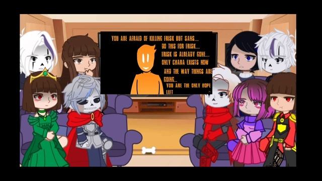 ?||Реакция персонажей разных AU Undertale||? смотреть онлайн