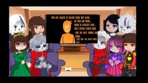 ?||Реакция персонажей разных AU Undertale||?