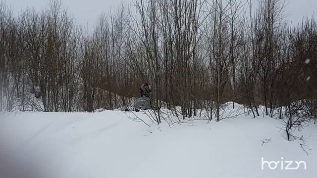 Самодельный снегоход 