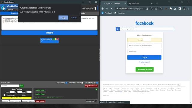 how to export and import some Facebook cookies using chrome extension || cookie keeper смотреть онлайн