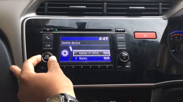 How to delete a Bluetooth device from Honda city/jazz Infotainment system смотреть онлайн
