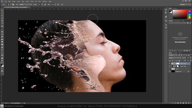 Splash water Effect | Photoshop Tutorial смотреть онлайн