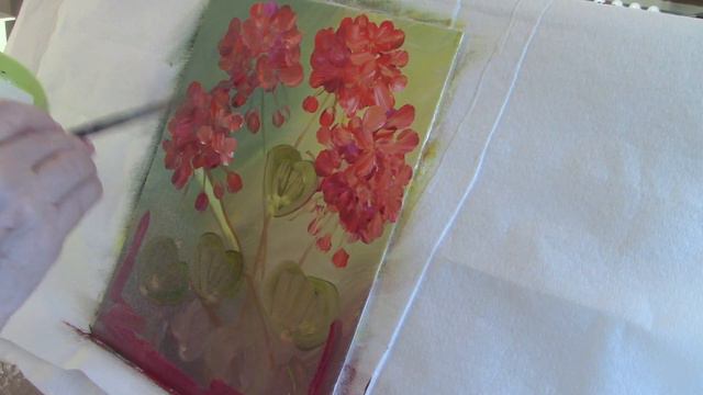 Easy Steps to Acrylic Geraniums смотреть онлайн