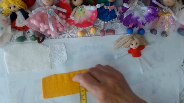 Поделки из синельной проволоки. Кукла Золушка из синельной проволоки .Мини куклы.Muñeca soft.син1. смотреть онлайн