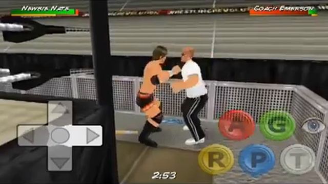 Wrestling revolution 3D Обучение. смотреть онлайн