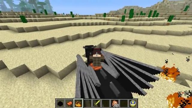 Minecraft Mods - WALKING ENDER DRAGONS Mod ! Hover & Breathe Fire ! смотреть онлайн