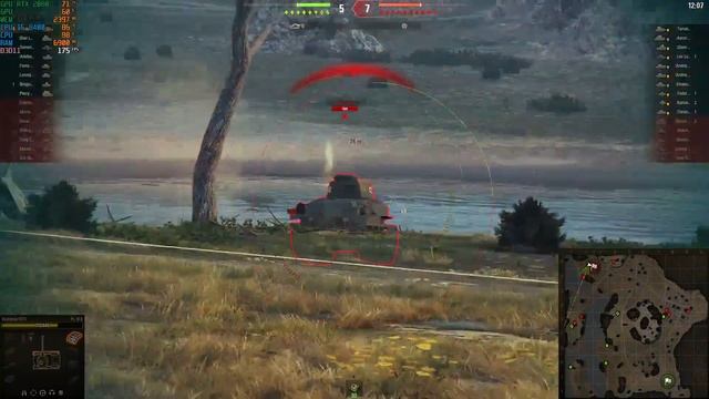 I5 8400 + RTX 2080 Gaming CPU, GPU, FPS Performance Measurement in WOT смотреть онлайн