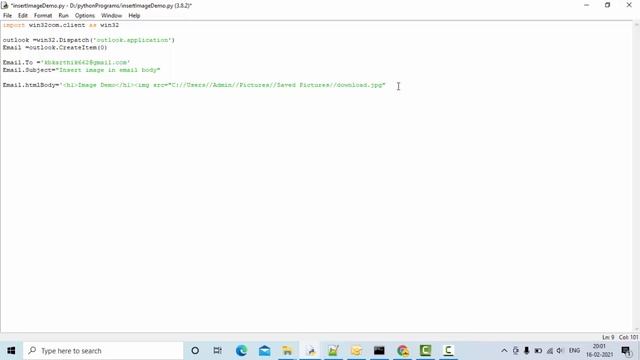 How to add image in email body using python win32 library|Python tutorials for beginners смотреть онлайн