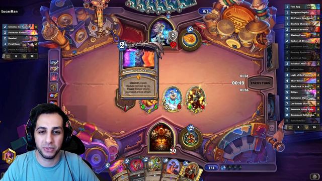 Enrage Warrior Hearthstone Festival of Legends смотреть онлайн