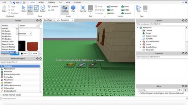 HowTo Make A Disaster Game In Roblox Studio!