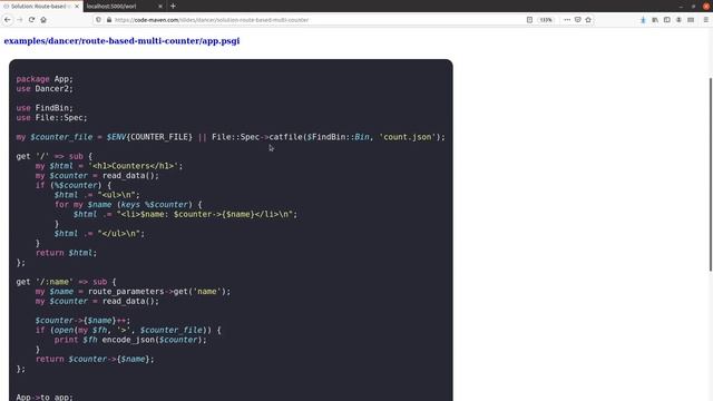 Perl Dancer Part 19: solution 2: Route based multi-counter смотреть онлайн