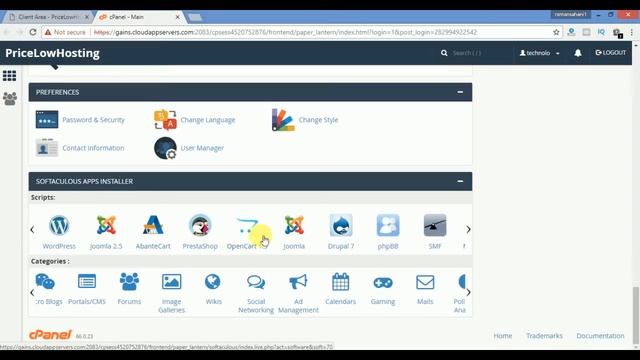 How To Install Wordpress In Cpanel I Install Opencart In Cpanel I How To Install Software In Cpanel смотреть онлайн