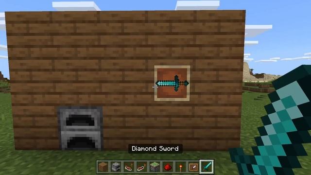 Minecraft Item Frame Secret Door | Bedrock Redstone Tutorial смотреть онлайн