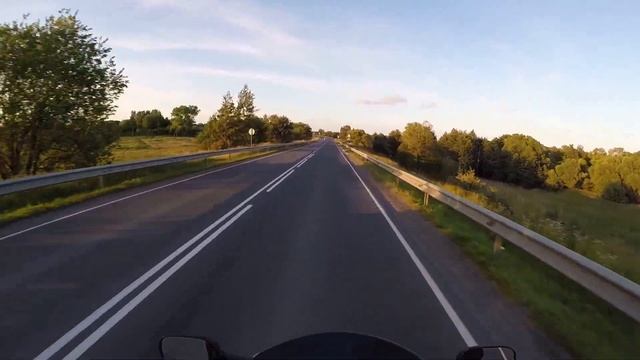 Просто покатушки в г. Калининград. Yamaha FZ6 смотреть онлайн