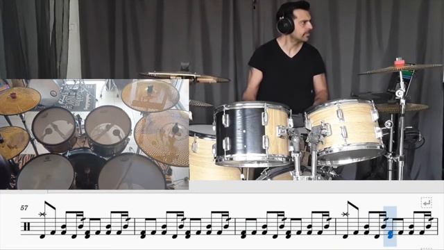 Brown Sugar The Rolling Stones DrumCover + Score смотреть онлайн