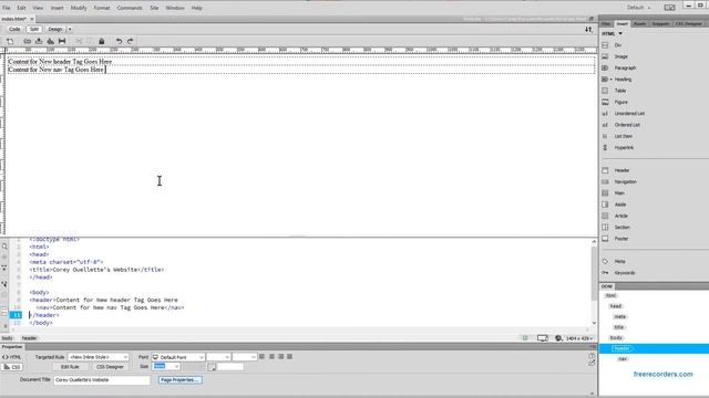 Basics: Setting up page layout structure in Dreamweaver CC смотреть онлайн